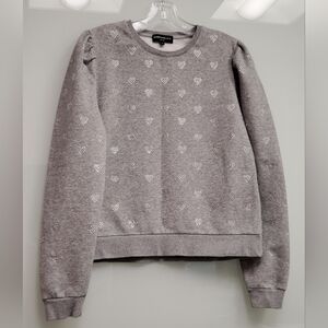 GEN LOVE Crystal Hearts Sweater